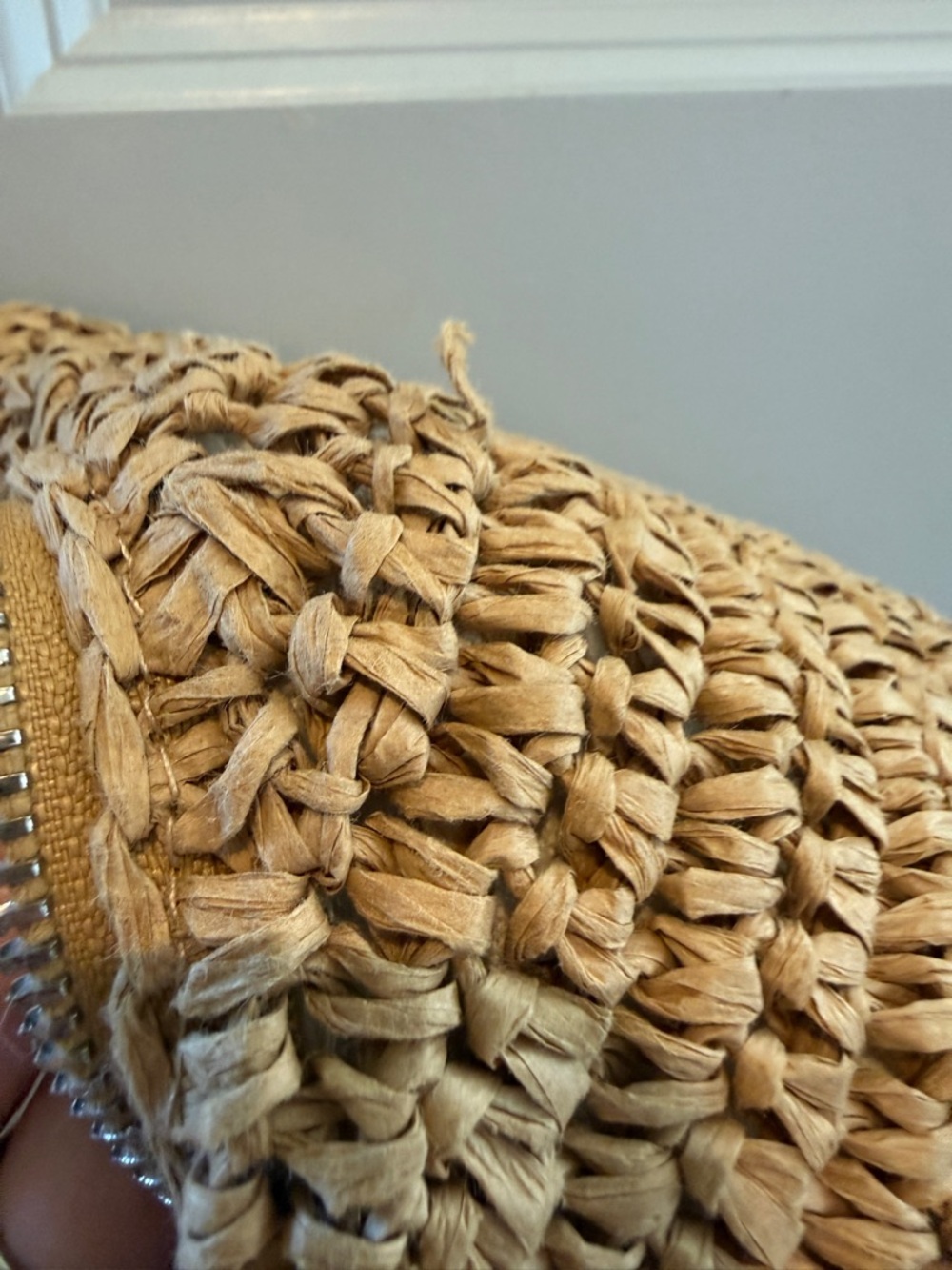 Mango Round Natural Fiber Bag - Picture 5 of 8
